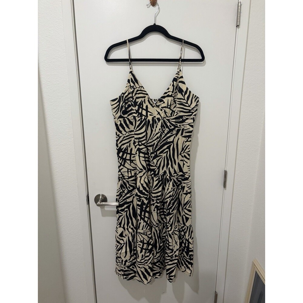 Patrons of Peace Midi Dress Women’s Large Sleeveless Boho Rayon